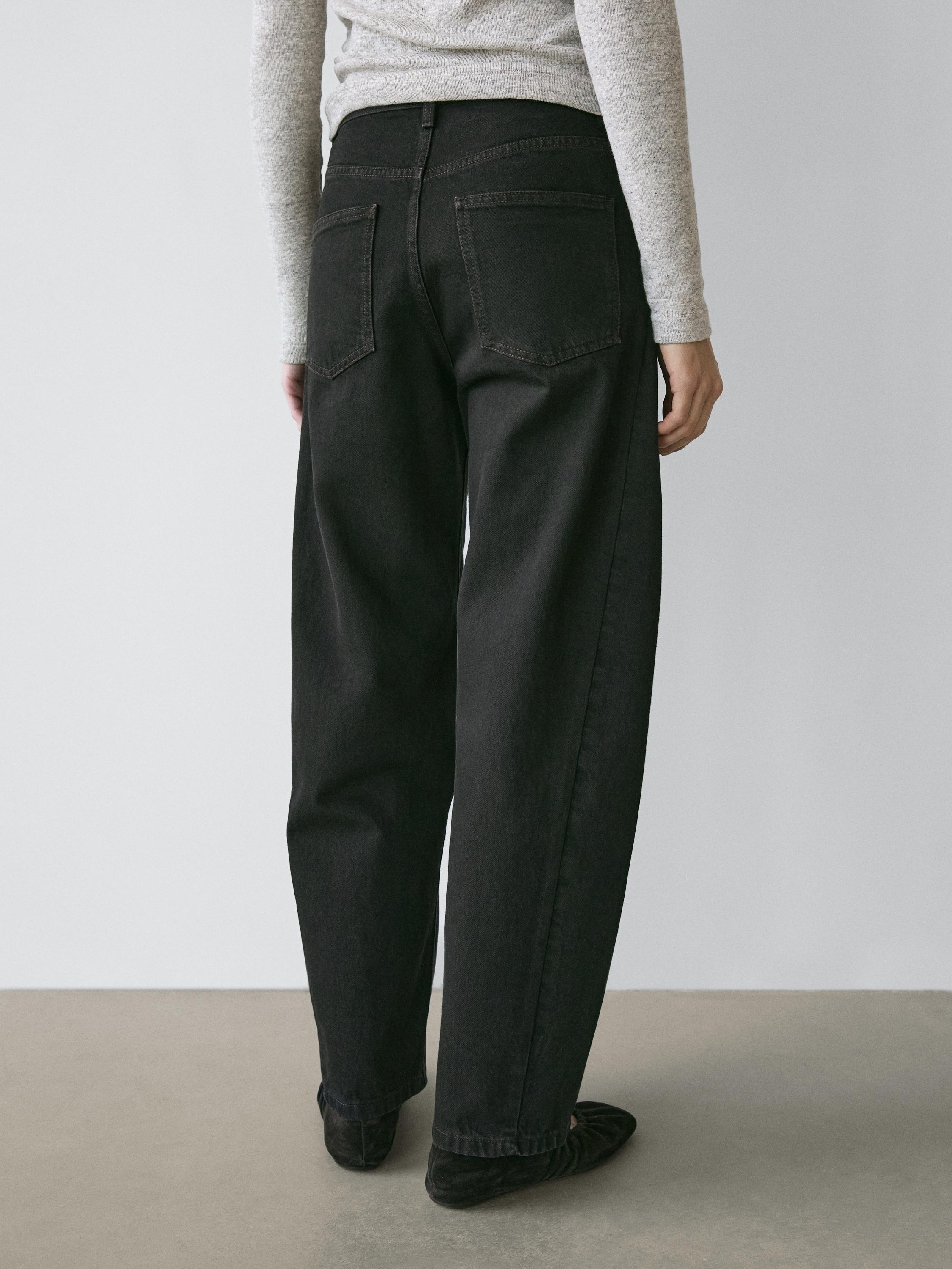 Jean balloon mid-rise